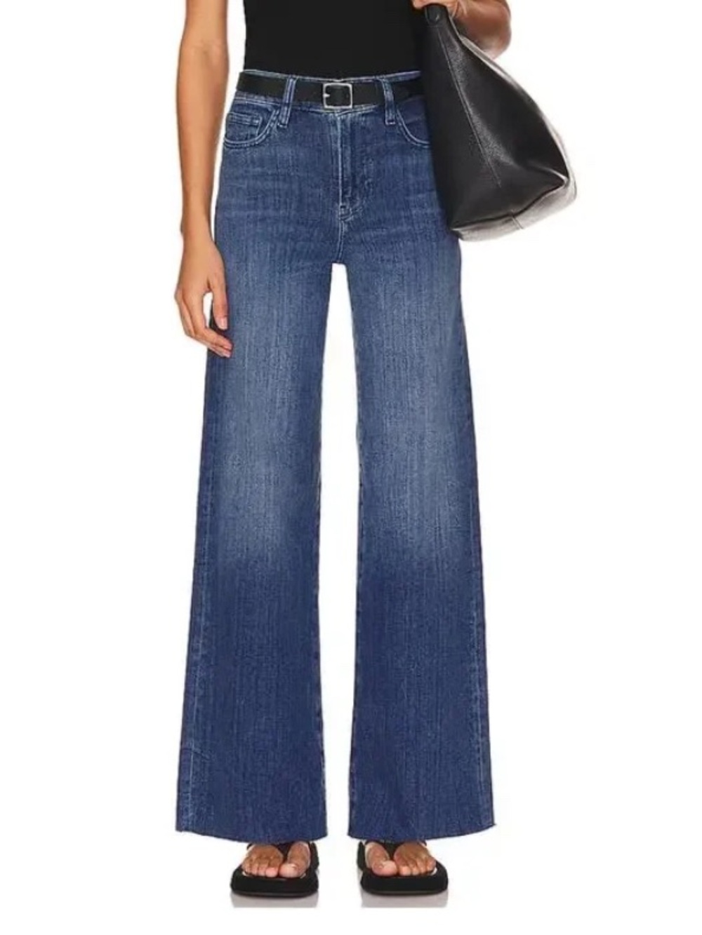 Frame womens Le Slim Palazzo crossings Blue Jeans 27